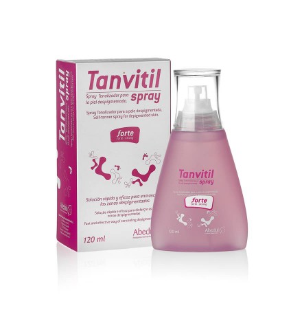 Maquillaje en spray para tapar las manchas del vitiligo